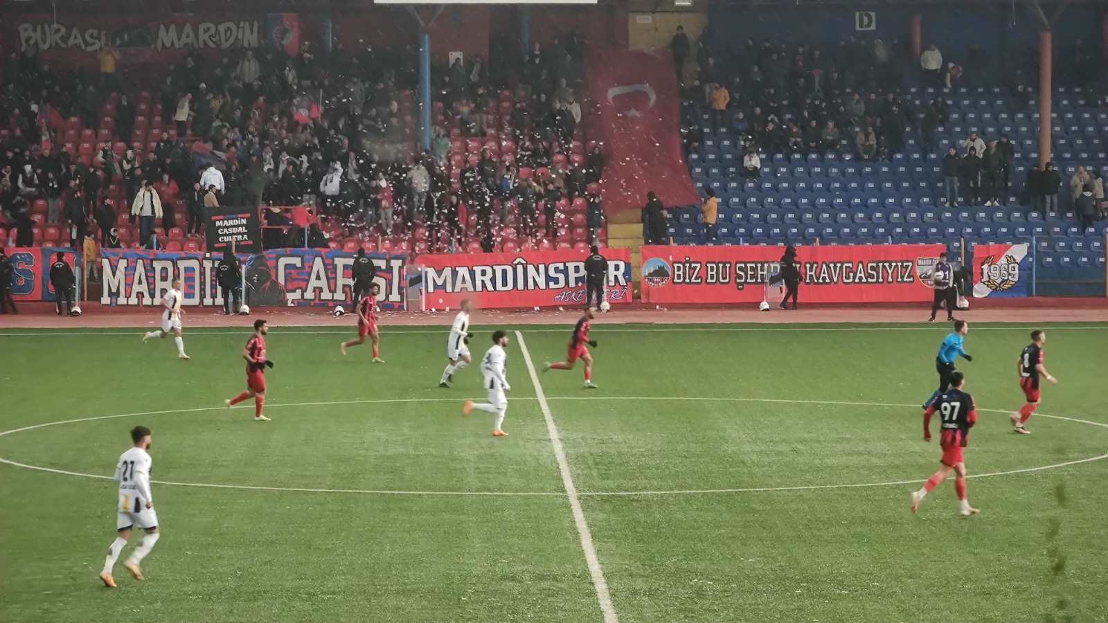 Mardin 1969 Spor, Talasgücü Belediye Spor karşısında ilk yarıda işi bitirdi