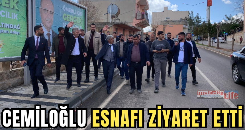 Cemiloğlu esnafı ziyaret etti