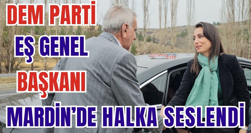 DEM Parti Eş Genel Başkanı Hatimoğulları Savur’da Konuştu