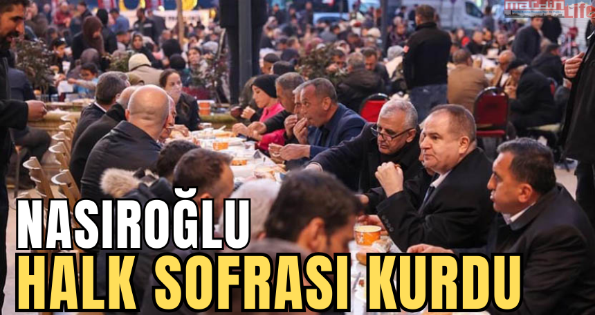 DP Midyat Adayı Nasıroğlu’ndan Halk Sofrası