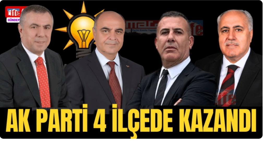 Mardin’de AK Parti Dört İlçe Kazandı