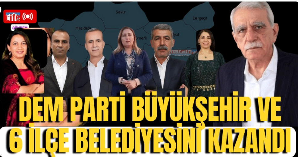 DEM Büyükşehir ve 6 İlçeyi Kazandı