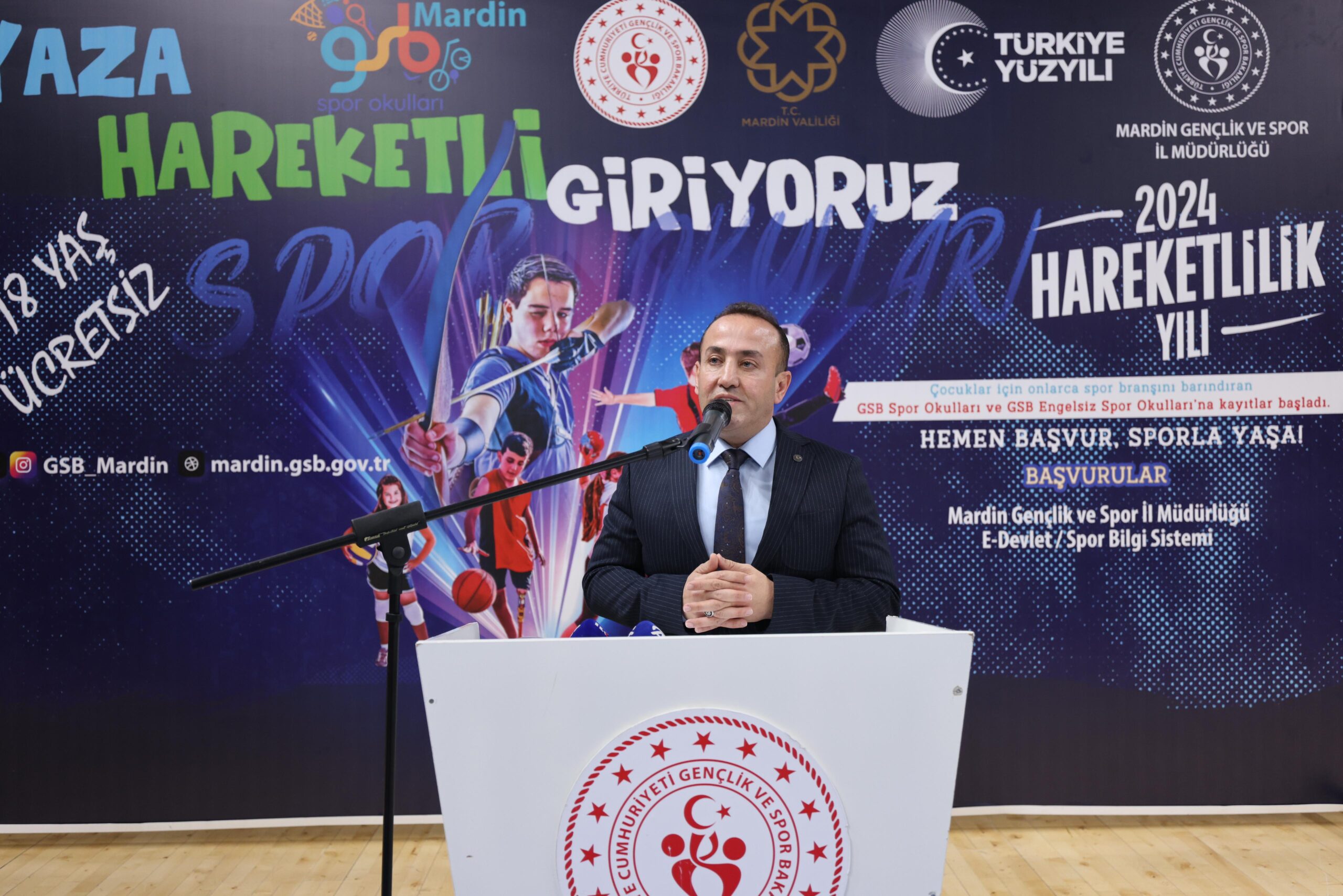 Vali Akkoyun, GSB Spor Okulları ve Engelsiz Spor Okulları Projesi Açılışına Katıldı