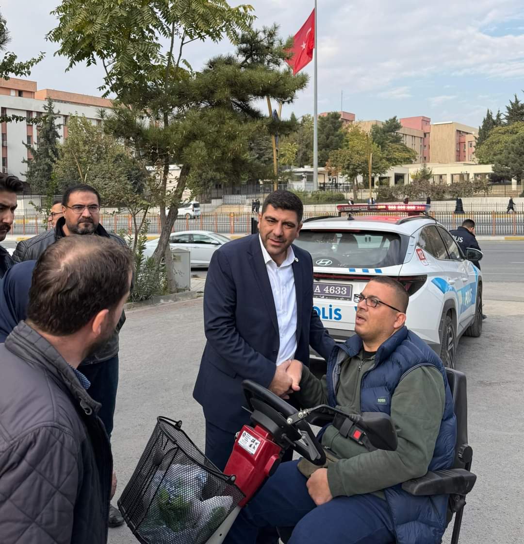 İL BAŞKANI UNCU’DAN ENGELLİ VATANDAŞ MEHMET ÇETİN’E ANLAMLI DESTEK