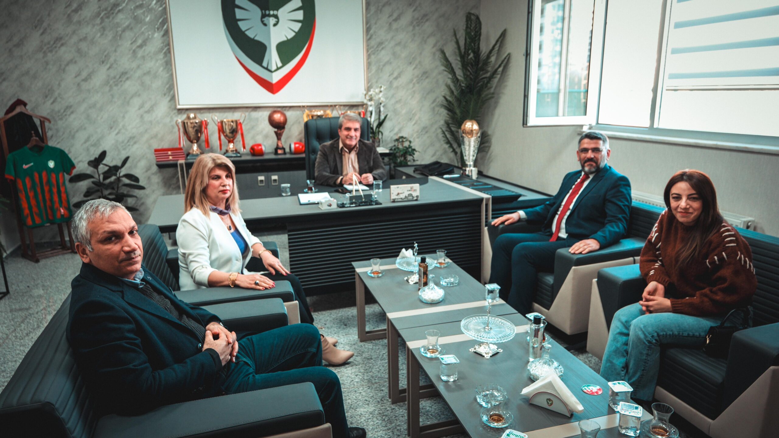 GGC Yönetim Kurulu’ndan Amedspor’a hayırlı olsun ziyareti