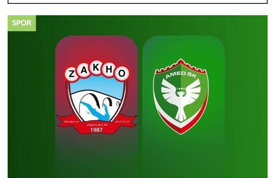 Amedspor ve Zahospor Diyarbakır’da karşı karşıya geliyor