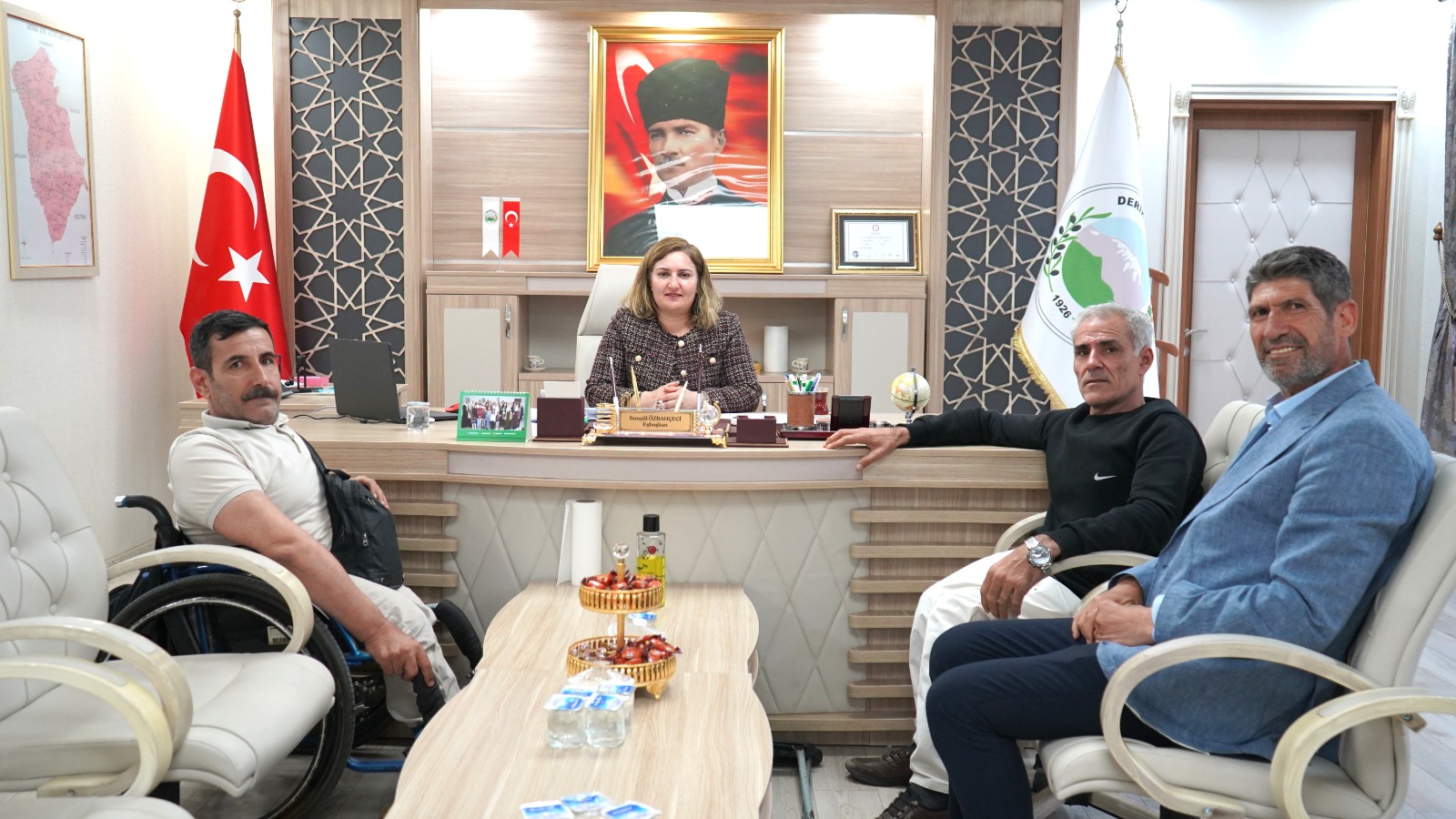 Mardin Şahmeran Engelliler Spor Kulübü’nden Eş Başkanlara Ziyaret