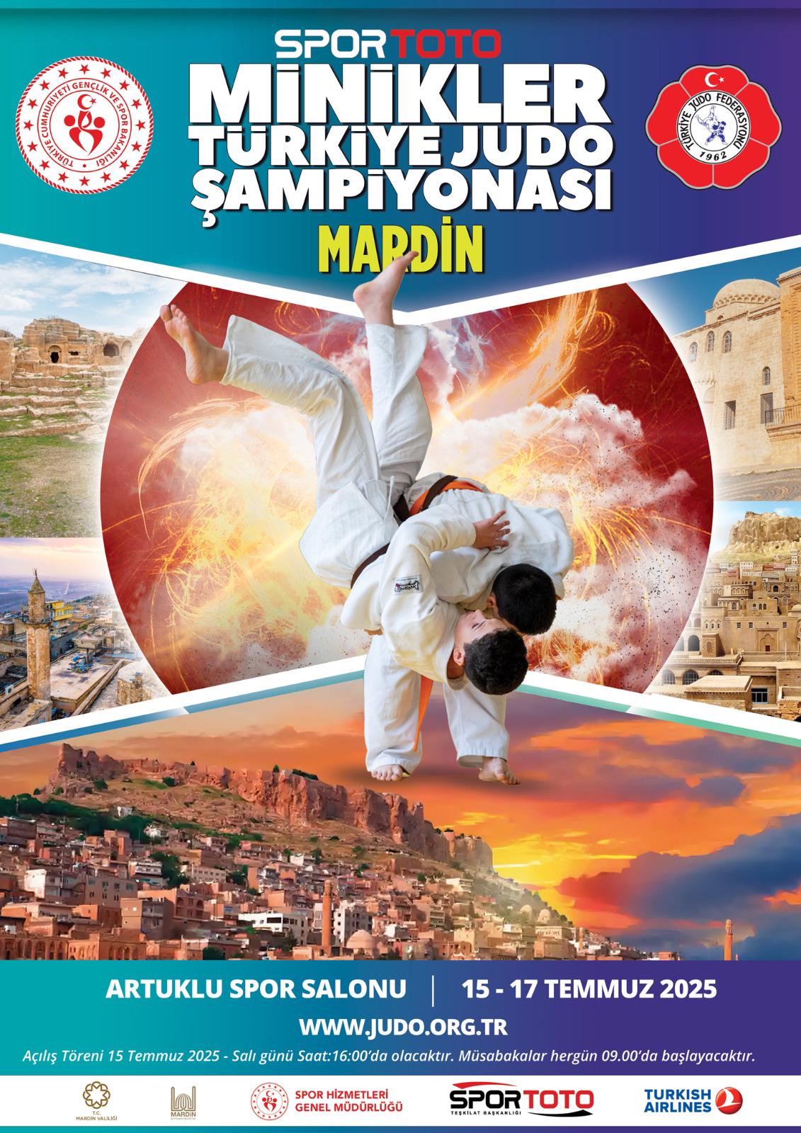 Mardin, Judo Minikler Türkiye Şampiyonası’na Ev Sahipliği Yapacak