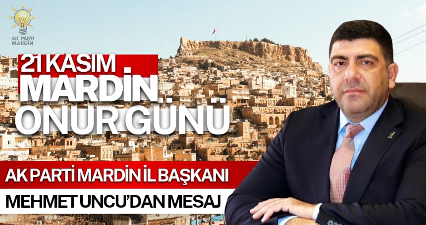 21 Kasım Mardin Onur Günü Basın Metni