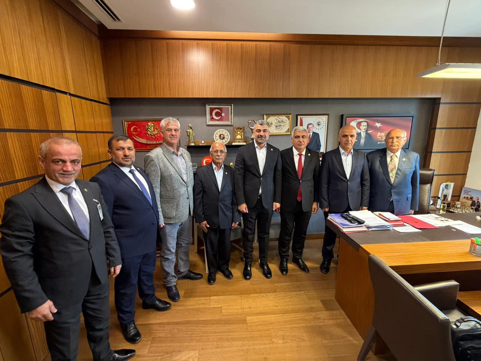 AK Parti Mardin Milletvekili Kılıç Ziraat Oda Başkanlarını Gazi Meclisi’nde Ağırladı