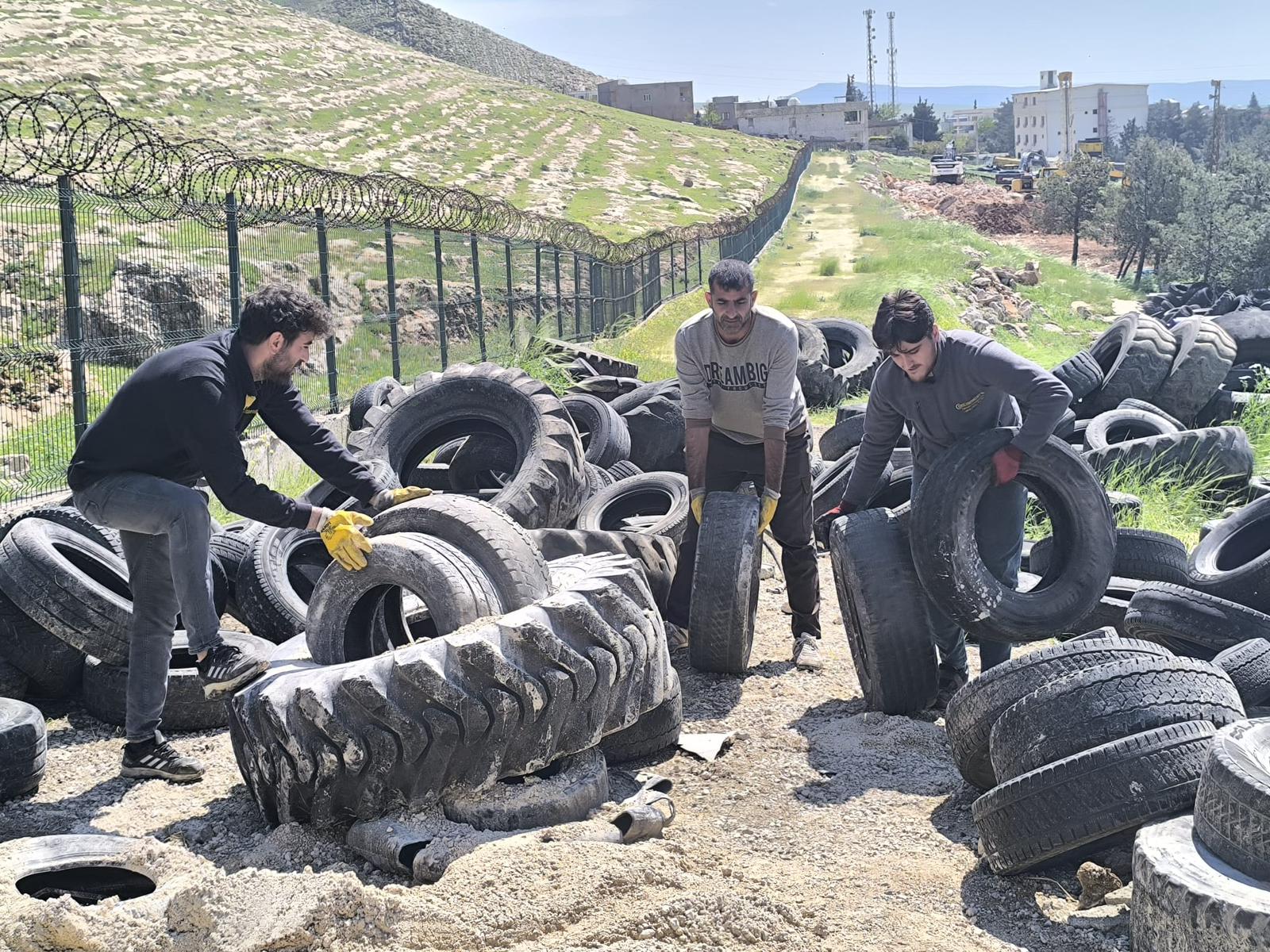 Büyükşehir Belediyesi, 100 Ton Atık Lastiği Geri Dönüşüme Kazandırdı