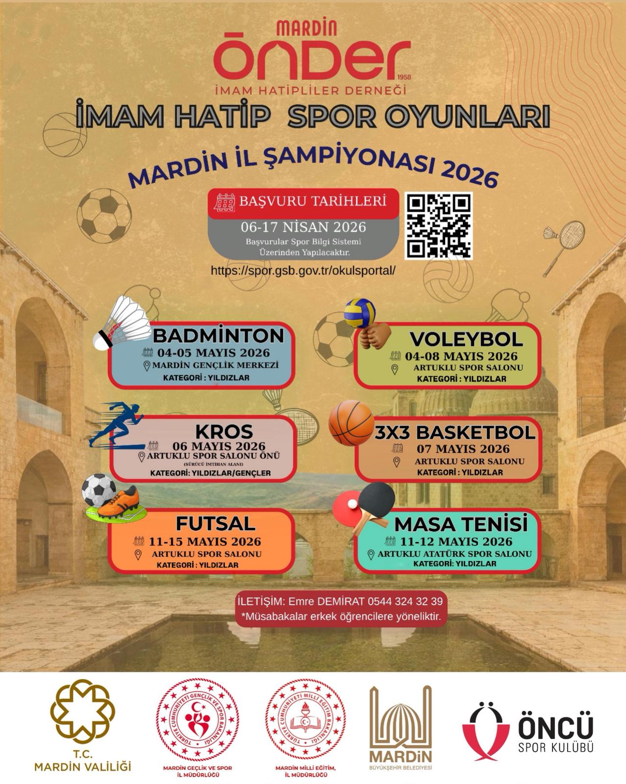 İmam Hatip Spor Okulları Mardin İl Şampiyonası Heyecanlı Bekleyiş