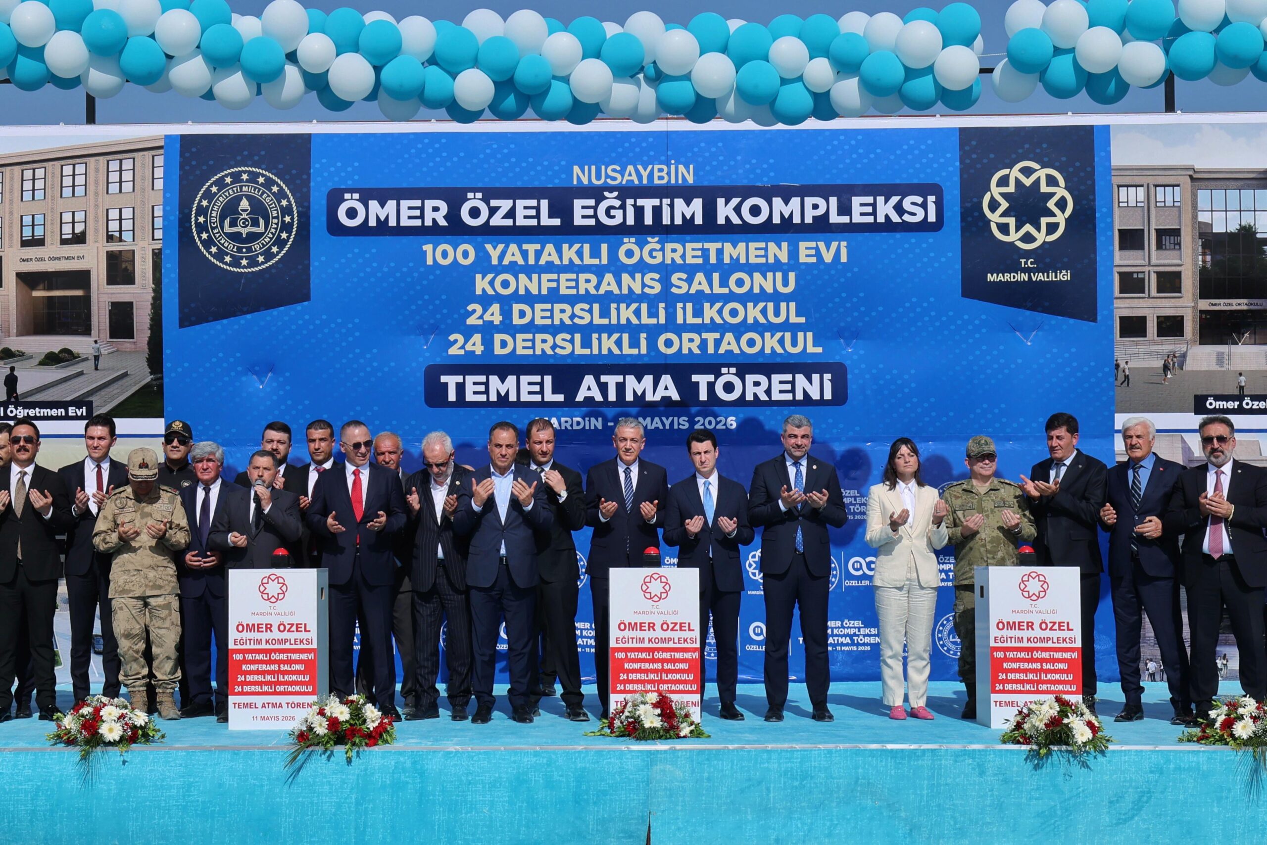 Nusaybin Ömer Özel Eğitim Kompleksi Temel Atma Töreni