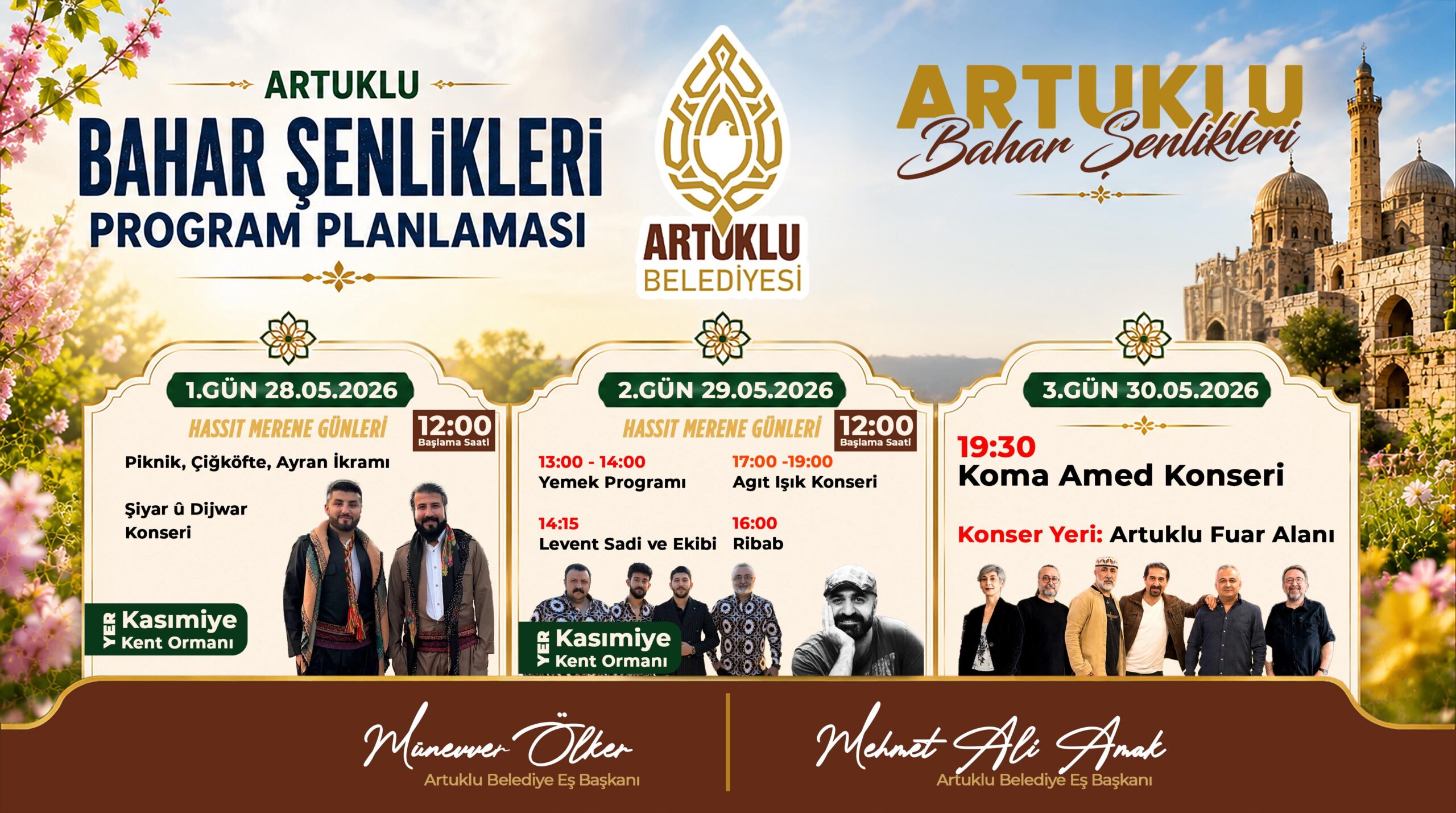 Artuklu’da Bahar Şenlikleri Başlıyor
