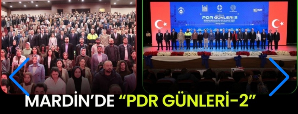 Mardin’de “PDR Günleri-2” Programı Düzenlendi