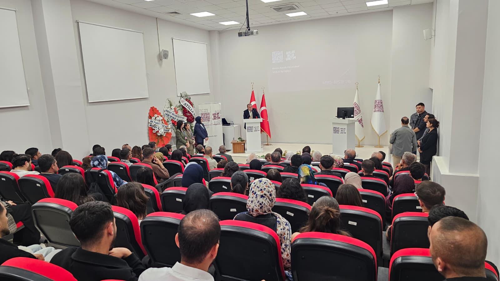 MAÜ Midyat Sanat ve Tasarım Fakültesinde Açılış Dersi Veysi Şahin’den